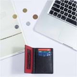 Ví Da Seashell Grid Frame Wallet