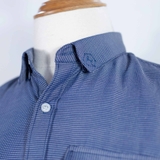 Premium Rippled Dark Blue Shirt with Pocket