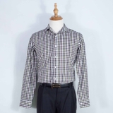 Premium Fabric Color Cross Hidden Button Down Shirt