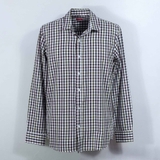 Premium Fabric Color Cross Hidden Button Down Shirt