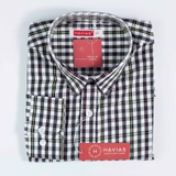 Premium Fabric Color Cross Hidden Button Down Shirt