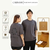 Áo thun couple CARINAMY form rộng SOUND OF LOVE