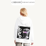 Hoodie khóa Zip Hologram CARINAMY