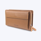 Clutch Da thật 2 khóa Handle HAVIAS