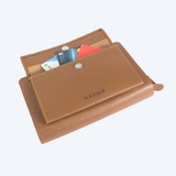 Clutch Da thật 2 khóa Handle HAVIAS