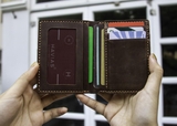 Ví da đứng Venumi Handcrafted Wallet