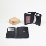 Couple Ví The Momo & Verzip Wallet Black
