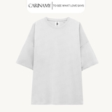 Áo thun trơn CARINAMY form rộng Cotton 100%