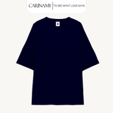 Áo thun trơn CARINAMY form rộng Cotton 100%