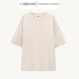 Áo thun trơn CARINAMY form rộng Cotton 100%