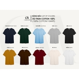 Áo thun trơn CARINAMY form regular Cotton 100%