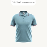 Áo polo phối sọc CARINAMY vải Lacoste