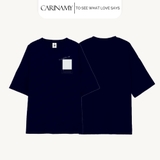 Áo thun couple CARINAMY form rộng CAPTURE