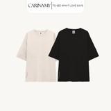 Áo thun couple  CARINAMY form rộng DEAR TEE