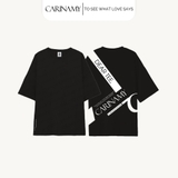 Áo thun couple  CARINAMY form rộng DEAR TEE