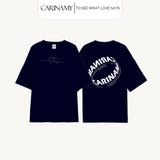 Áo thun couple CARINAMY form rộng A LETTER TEE