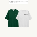 Áo thun couple CARINAMY form rộng SOUND OF LOVE