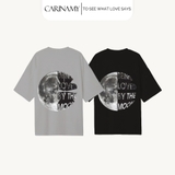 Áo thun couple CARINAMY form rộng LUNAR LOVE