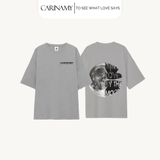 Áo thun couple CARINAMY form rộng LUNAR LOVE