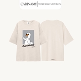 Áo thun couple CARINAMY form rộng DUCKIE