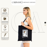 Túi tote CARINAMY in họa tiết