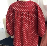 Váy thô cổ vuông xương rồng đỏ REDDEER