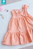 Váy thô Mỹ ba đoạn nơ vai cam sao 3STAR