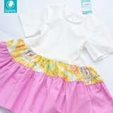 Váy thô ba đoạn tay ngắn rừng hồng Pink Zoo