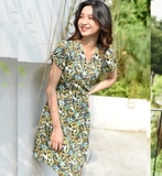 Váy thô Hàn hoa nhiệt đới LITROP