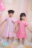 Váy thô A cánh hoa hồng đậm - PIFETAL