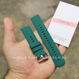 Dây đồng hồ cao su chốt thông minh quai cài size 20 và 22 cho đồng hồ thông minh và truyền thống - CT03D