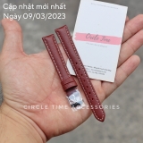 Dây đồng hồ da bò cho Fossil nữ thời trang đa sắc màu size 12/14/16/18/20