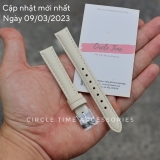 Dây đồng hồ da bò cho Fossil nữ thời trang đa sắc màu size 12/14/16/18/20