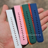 Dây đồng hồ cao su chốt thông minh quai cài size 20 và 22 cho đồng hồ thông minh và truyền thống - CT03D
