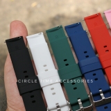 Dây đồng hồ cao su chốt thông minh quai cài size 20 và 22 cho đồng hồ thông minh và truyền thống - CT03D