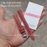Dây đồng hồ da bò cho Fossil nữ thời trang đa sắc màu size 12/14/16/18/20