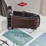 Dây da Hybrid size 22 cho đồng hồ Fossil chốt thông minh