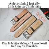 Dây da đồng hồ Fossil Original size 22 (Phụ kiện chính hãng)