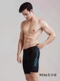 Quần bơi nam HNSD xanh than Sports, dáng lửng