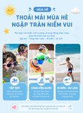 Phao bơi chống lật đỡ tay ngực trẻ em, an toàn giúp học bơi quen nước nhiều màu Yuke