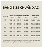 Bộ bơi nữ vải chống nắng UPF 50+ Kháng Clo ngắn tay dáng rời màu đen 361