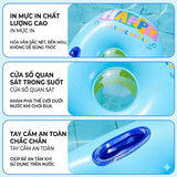 Phao bơi trẻ em dạng ván lướt sóng bơm hơi có tay cầm – dày dặn, tập bơi & chơi nước cho bé