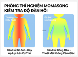 Bộ bơi chống nắng cao cấp ngắn tay dáng liền chân váy UPF 50+ Kháng Clo màu xanh than MOMASONG (Korea)