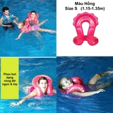 Phao đỡ ngực, chống lật an toàn, dạng ống, màu hồng