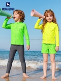 Bộ bơi Momasong (Korea) trẻ em chống nắng UPF50++, mẫu mới, kháng Clo, co giãn