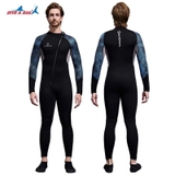Bộ bơi Giữ Nhiệt Nam vải dày 3.0mm cao cấp màu đen dáng liền Dive Sail D330252M