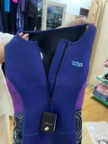 Bộ bơi Giữ Nhiệt Nữ dáng liền hàng cao cấp màu xanh chất vải dày 2.0mm Dive Sail D237229F