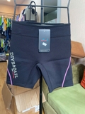 Quần bơi giữ nhiệt nữ chất vải dày 1.5mm màu đen viền tím Dive Sail