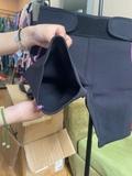 Quần bơi giữ nhiệt nữ chất vải dày 1.5mm màu đen viền tím Dive Sail