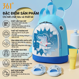 Balo Trẻ Em 361° Cao Cấp Đi Học, Đi Bơi Chống Thấm Nước Hình Ngộ Nghĩnh
